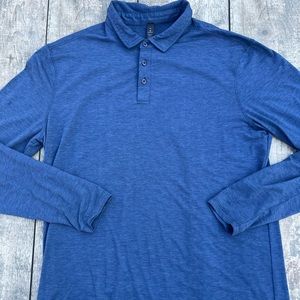 lululemon athletica Blue Dress Shirt